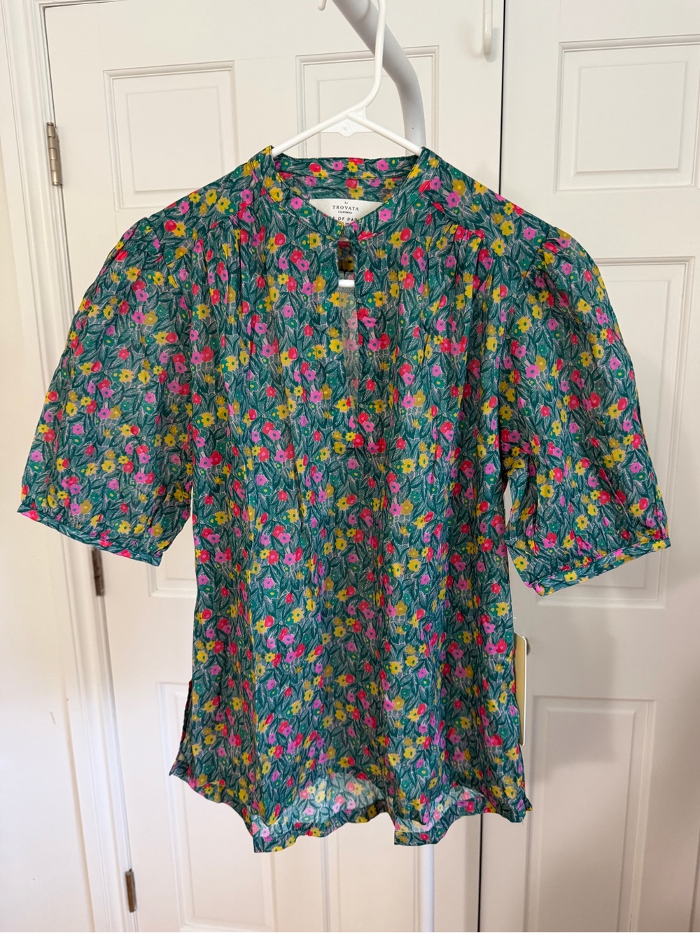 NWT Trovata Birds of Paradis Aline Blouse Size Small & Medium - Picture 2 of 9